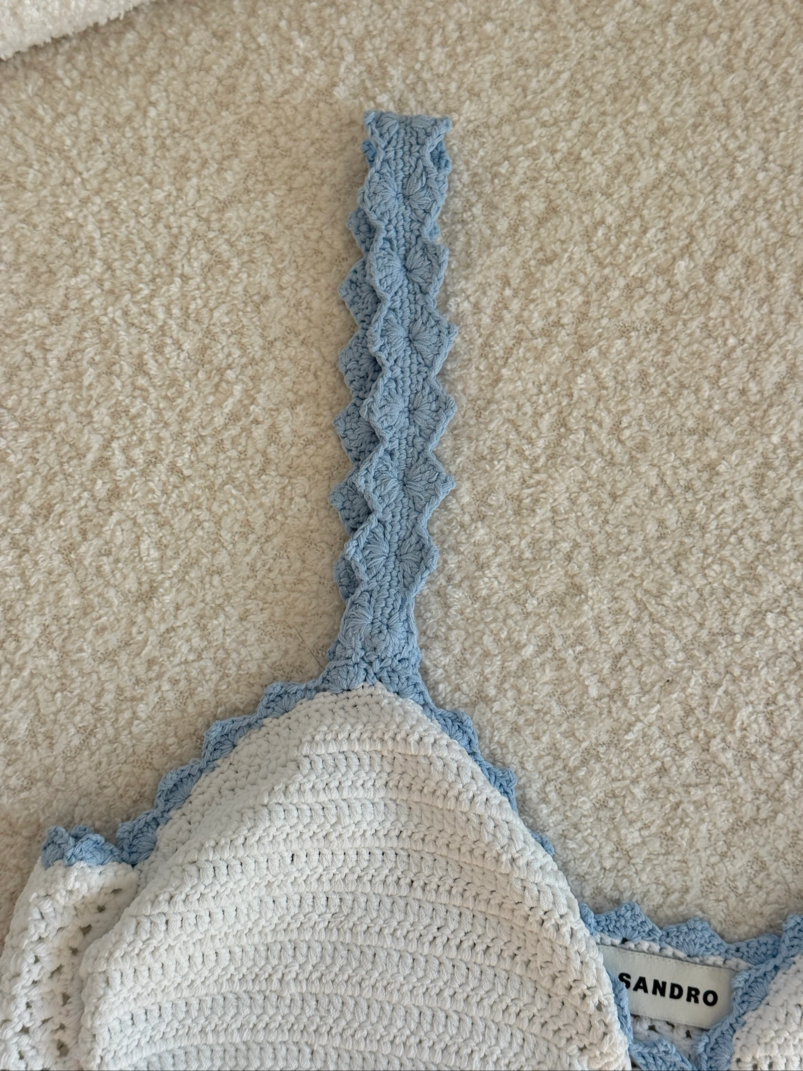 Débardeur Sandro en crochet – Taille 2 (convient davantage à un S) – photo 7